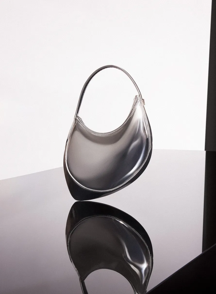 Bags|MUGLER chrome mini smooth spiral curve 02