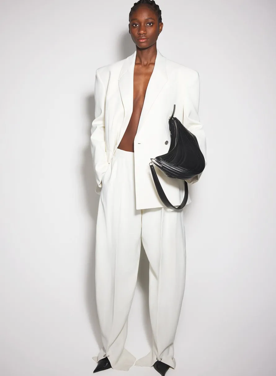 Jackets & Coats|MUGLER off-white oversized tailored jacket