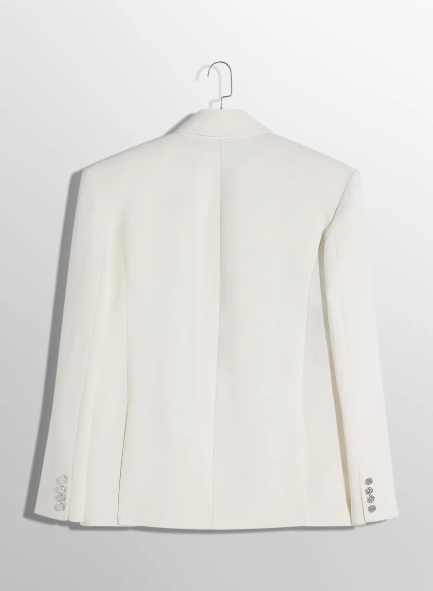 Jackets & Coats|MUGLER off-white oversized tailored jacket
