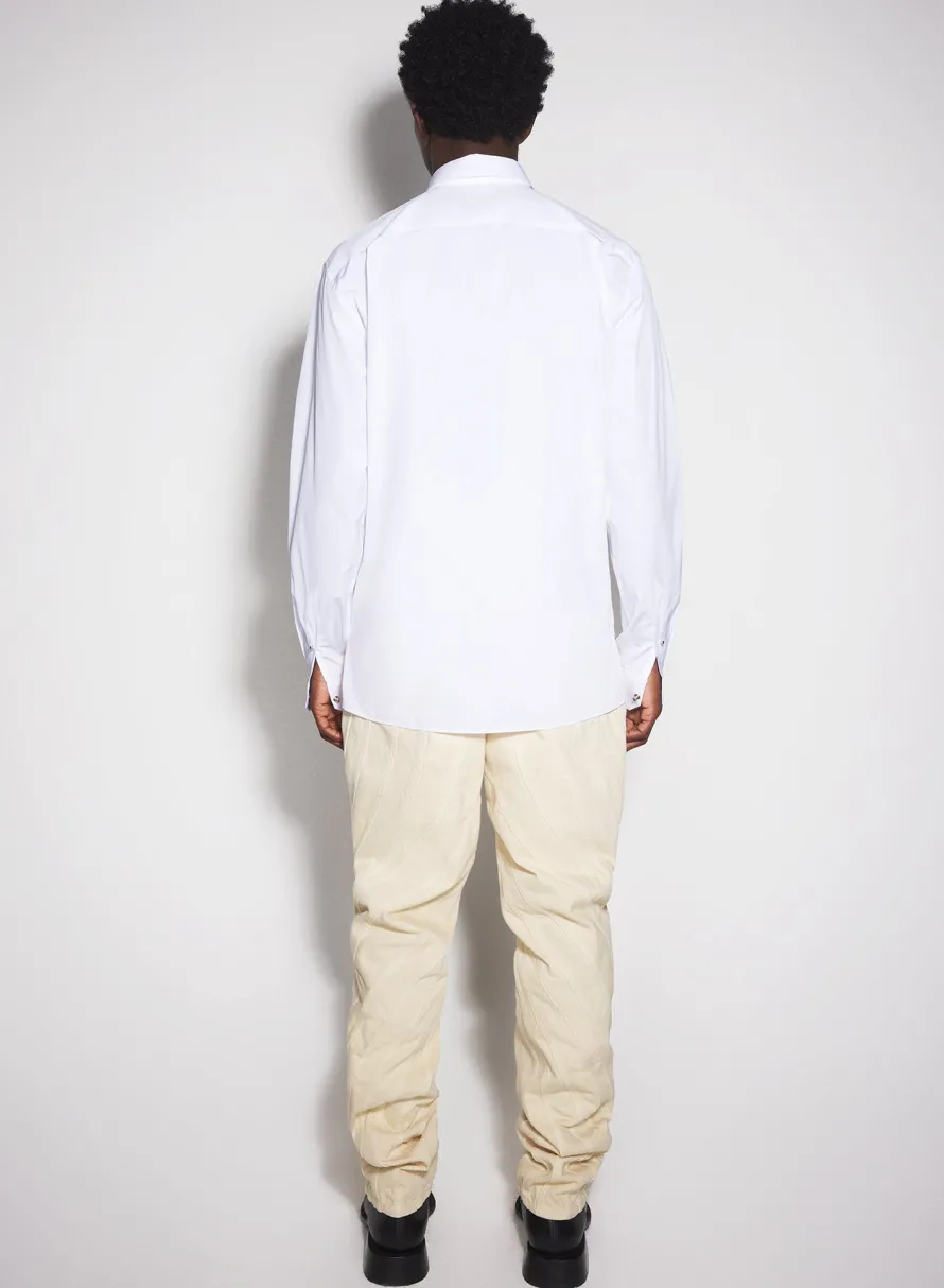 Tops|Tops|MUGLER white poplin shirt