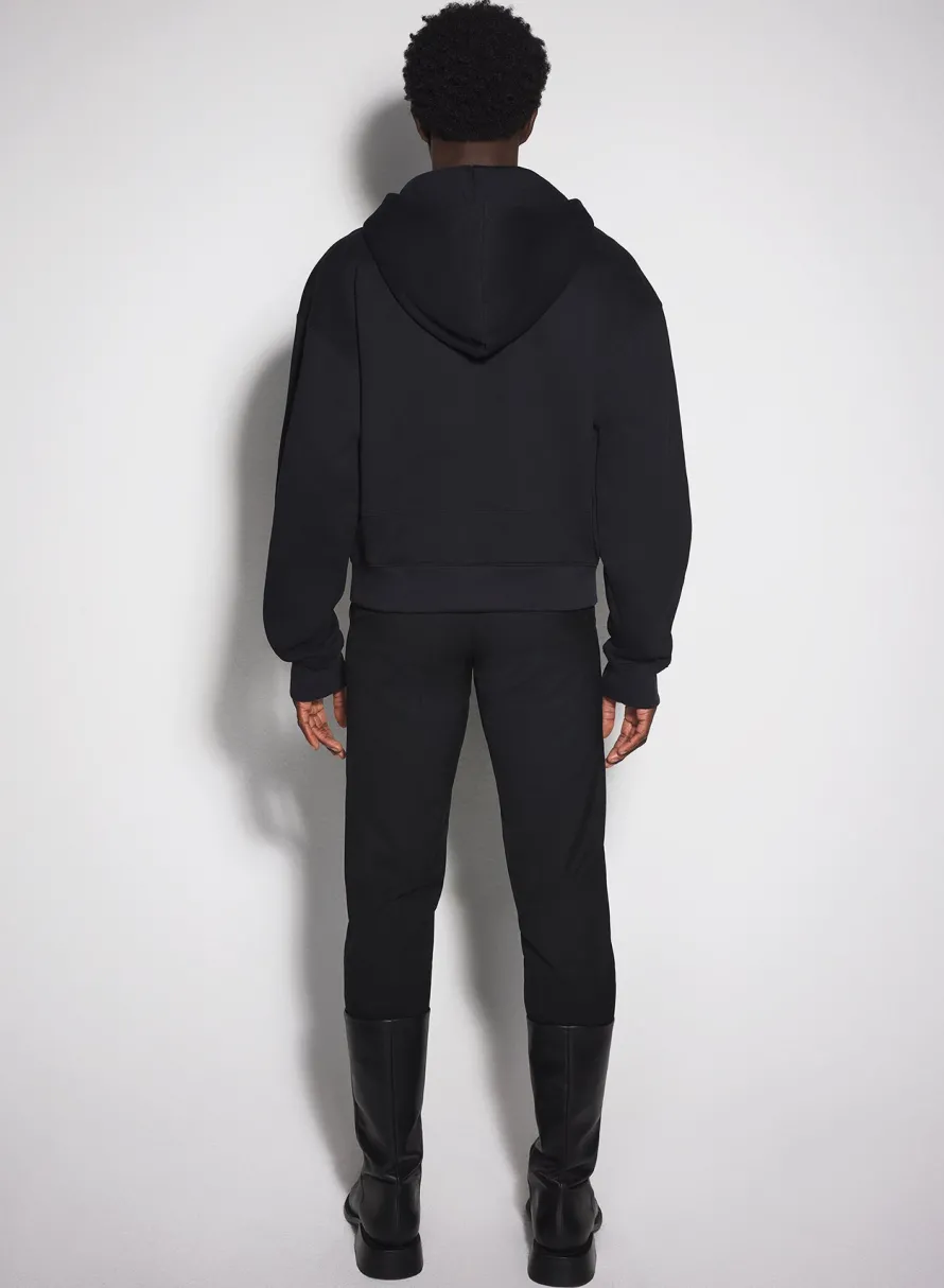 Tops|Tops|MUGLER black logo hoodie