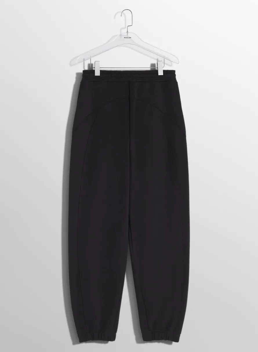 Trousers & Shorts|Trousers|MUGLER black light fleece track pants