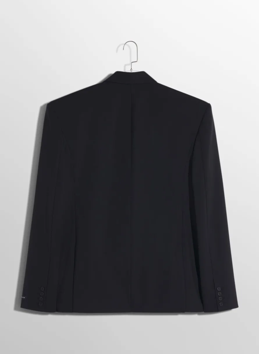 Jackets & Coats|Jackets & Coats|MUGLER black oversized tailoring jacket