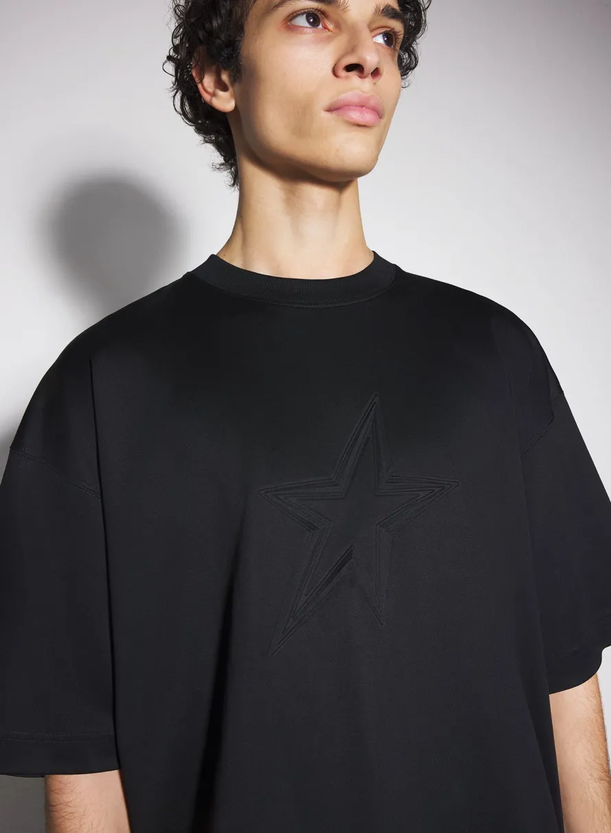 Tops|Tops|MUGLER black star T-shirt