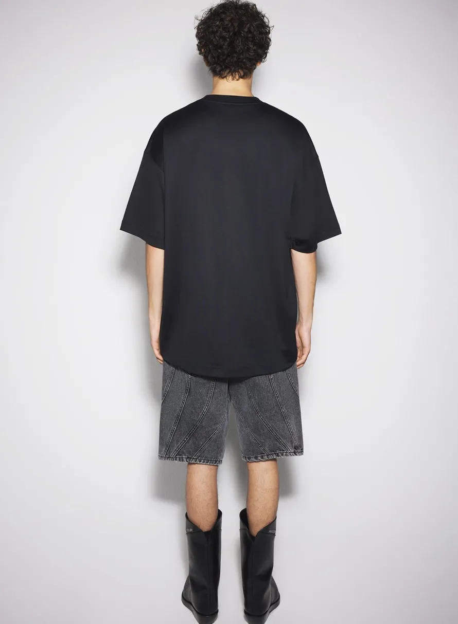 Tops|Tops|MUGLER black star T-shirt