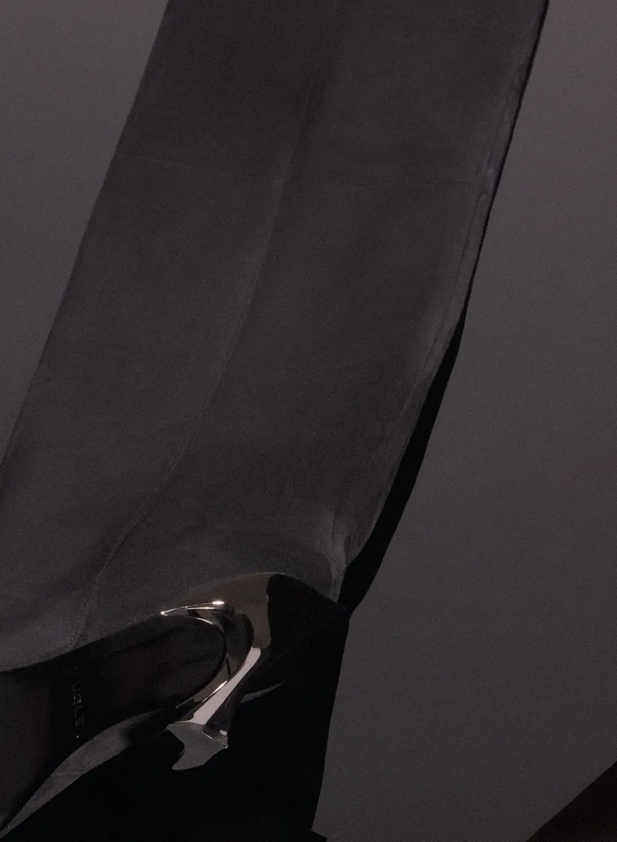 Shoes|MUGLER black suede fang 95 garter boots